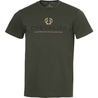 Chevalier Chevalier Logo T-Shirt T-shirt Herrer størrelse S farve olivengrøn