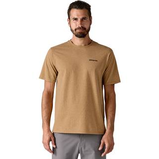 Patagonia P-6 Logo Responsibili-Tee T-shirt Herrer størrelse XL farve beige
