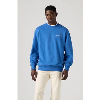 Levis Relaxed Fit Graphic Sweatshirt Blue