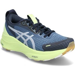 ASICS Gel-Kayano 32 Lite-Show Stability Running Shoe Women - Blue Grey, Yellow, Size 7.5 - blue_grey