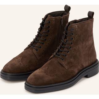 GANT Herre Boggar Brogue ruskindsstøvler med snørebånd (43) Brun