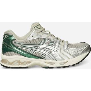 GEL-KAYANO 14 Sneaker in Dried Leaf Green & Pure Silver - 11.5