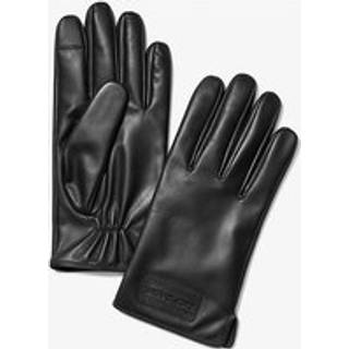 MK Leather Gloves - Black - Michael Kors