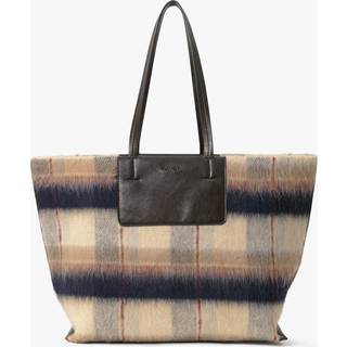 DAY ET Shopper Day Soft Check  - Blå