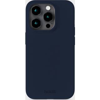 Holdit iPhone 15 Pro Soft Touch Silikone Mobil Cover - Midnight Blue