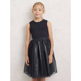 Reiss Reiss Dahlia Strikkjole med Overdel i Tyl - 110-116cm (5-6 år)