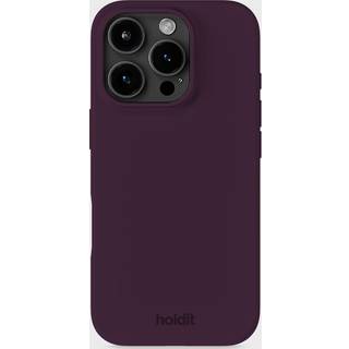 Holdit iPhone 16 Pro Soft Touch Silikone Mobil Cover - Deep Plum