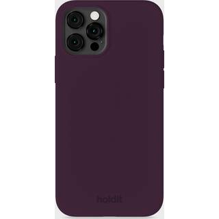 Holdit iPhone 12 / 12 Pro Soft Touch Silikone Mobil Cover - Deep Plum