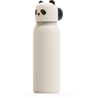 Liewood Falk Vandflaske med Panda Låg 350 ml Sandy 5060