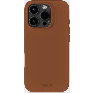 Holdit iPhone 16 Pro Soft Touch Silikone Mobil Cover - Almond Brown