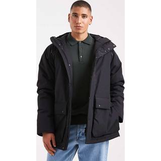 Fred Perry Padded Parka Jacket, Sort - XXL