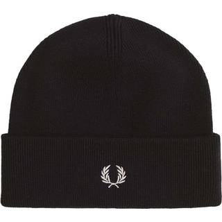Fred Perry Classic Beanie Hat Black
