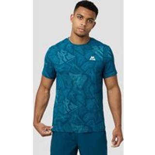 MONTIREX Geo M Print T-Shirt, Blå