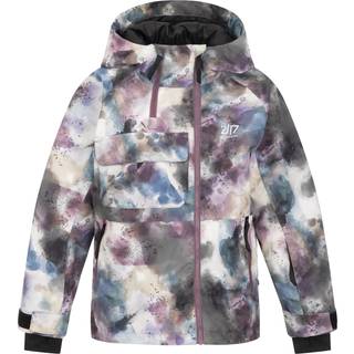 2117 of Sweden Juniors' Light Padded Ski Jacket Kidden Aop Grape, 128