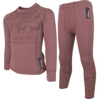Lindberg Kids' Kåbdalis Merino Set Rose, 120