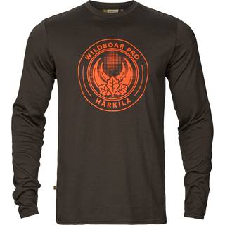 Härkila Men's Game Long Sleeve T-Shirt Shadow Brown Wildboar, XL