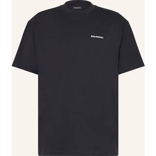 Salomon Men's Salomon RX Logo Tee Deep Black, Deep Black/, L