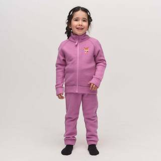 Skogstad Kids' Åsberg Soft Merinoull Jakke Bright Purple, 90-95 (2 YR)