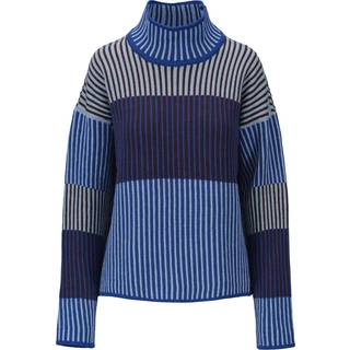 Dale of Norway Women's Skarstind Sweater Ultramarine/Iceblue/Wine, M