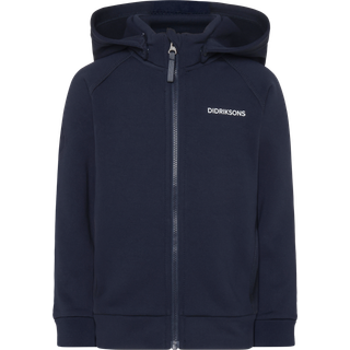 Didriksons Kids' Siljan Full Zip Navy, 140