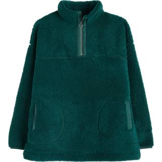 Seasalt Cornwall Seasalt Cornwall Green Barnaloft Quarter Zip Fleece