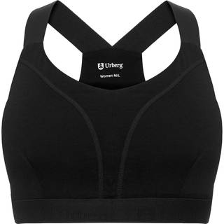 Urberg Women's Merino Wool Soft Bra Black Beauty, XS/S