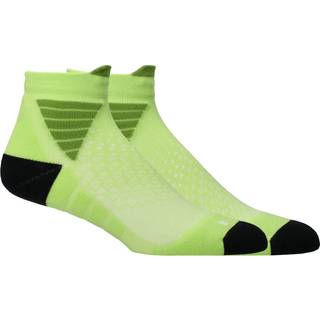 Asics Juniors' Fujitrail Quarter Sock Lime Green, I (S)