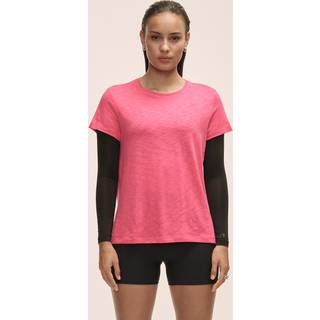 Casall Women's Soft Texture Tee Ruby Blush, 36