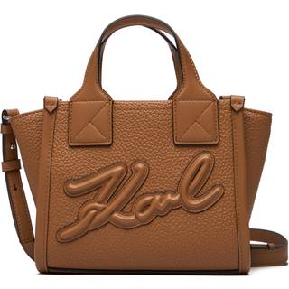 Karl Lagerfeld K/Skuare Small Håndtaske karamel brun