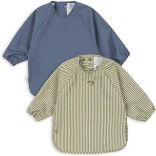 Bibs Tea Stribe med Ærmer, Sæt af 2, Forskellige Størrelser