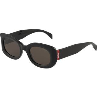 Levi's LV 1080/S 807/IR 49 Solbriller Kvinder Black - Shiny Black - 49mm