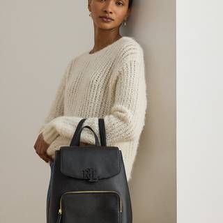 Lauren Ralph Lauren Cameryn Medium Rygsæk sort