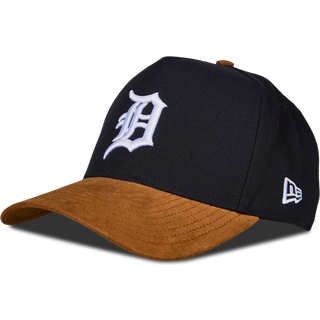 Suede Visor Eframe Detroit Tigers Cap, Navy, One size
