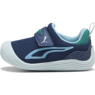 PUMA Kitten Mesh Sneakers Toddlers, Shoes, Persian Blue/Aqua/Wild Green, 25