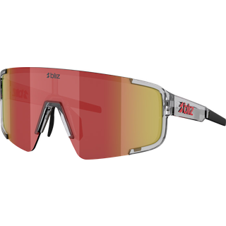 Bliz P003 Transparent Dark Grey/Brown W Red Multi, L (0-136)