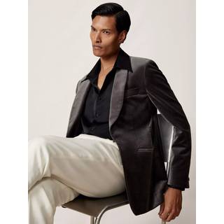 Reiss Reiss Mount Enkeltradet fløjlsblazer, skræddersyet