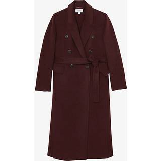 Reiss Reiss Brogan dobbeltradet blindsømfrakke i uldblanding