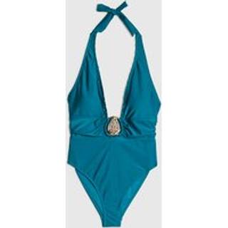 River Island River Island Hardwear Plunge Swimsuit