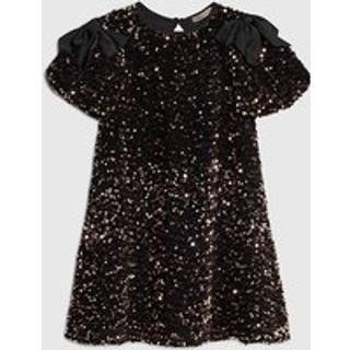 River Island River Island Brown Sequin Bow Dress - 110-116cm (5-6 Years)