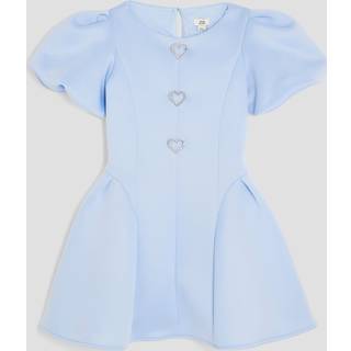 River Island River Island Piger Scuba Sløjfe Skater Puff 100% Bomuldskjole - 134-140cm (9-10 år)