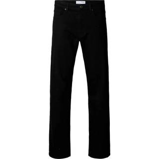 Selected Ben Straight Fit Jeans Stay Black Denim