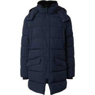 KARL LAGERFELD Herren Parka blau unifarben