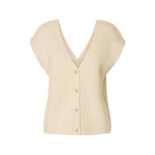 Alpakauld-blanding Strik Vest