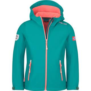 Trollkids Girl's Trollfjord Jacket Softshelljakke Børn størrelse 116 farve turkis
