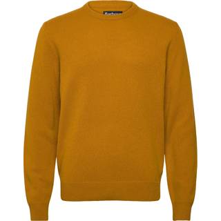 Barbour Men's Essential Crew-Neck Jumper Orange, L