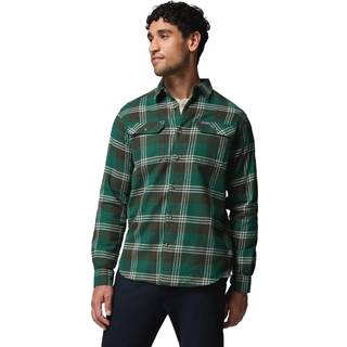 Columbia Men's Flare Gun Stretch Flannel Rain Forest Trails Edge Plaid, S
