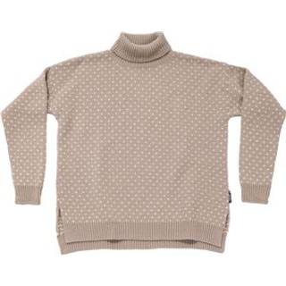 Devold Women's Sørisen Wool High Neck Stone/offwhite, XL