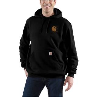Carhartt Signature Logo Sweatshirt Hoodie Herrer størrelse XL farve sort