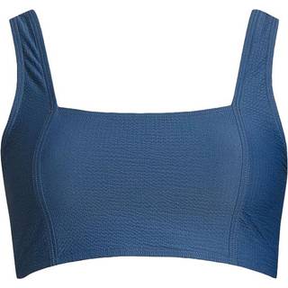 Casall Women's Waffle Square Neck Bikini Top Deep Ocean, 42