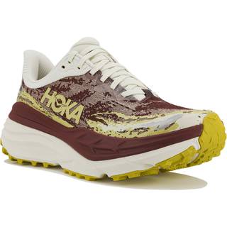 HOKA® Stinson 7 Str. 39⅓ Dame Trailsko - Rød til eventyr i naturen og lange vandreture